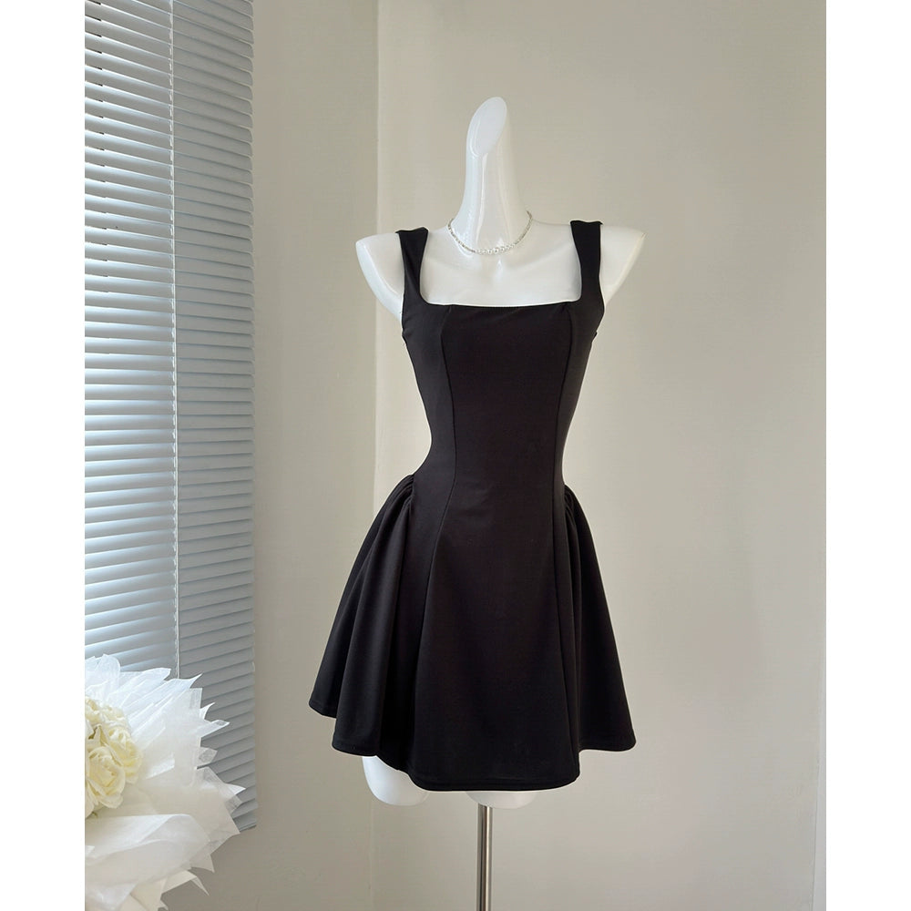 Miyu Homemade 2025 First Love Muse Sweet Niche Summer Temperament High Waist Design Dress