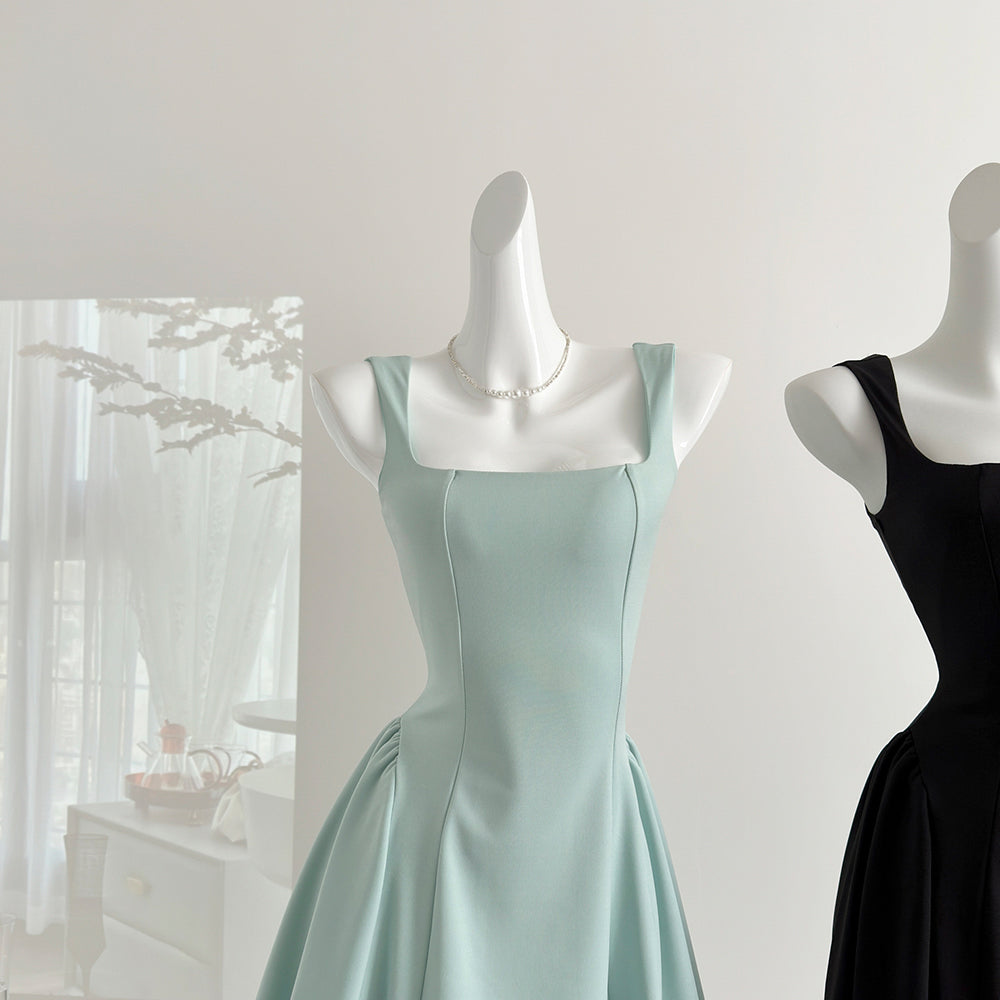 Miyu Homemade 2025 First Love Muse Sweet Niche Summer Temperament High Waist Design Dress