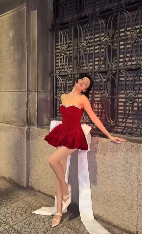 Cute Short Cocktail Dress Semi Formal Gown with Bow