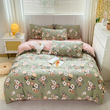 Bedding Set High Quality Printing Duvet Cover Set Single Double King Size Quilt Cover Set Skin Friendly Fabric Bedding Cover