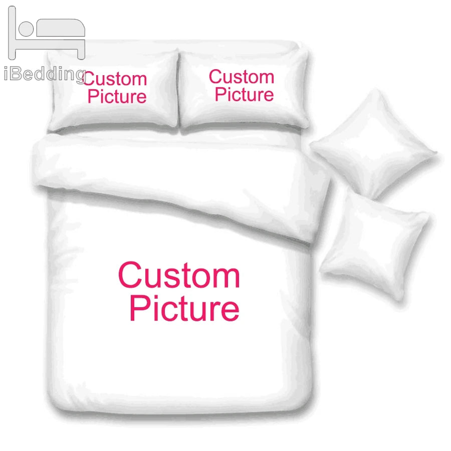 New Custom Bedding Set Customized 3D Printed Duvet Cover Sets with Pillowcase Twin Full Queen King Size POD Dropshipping