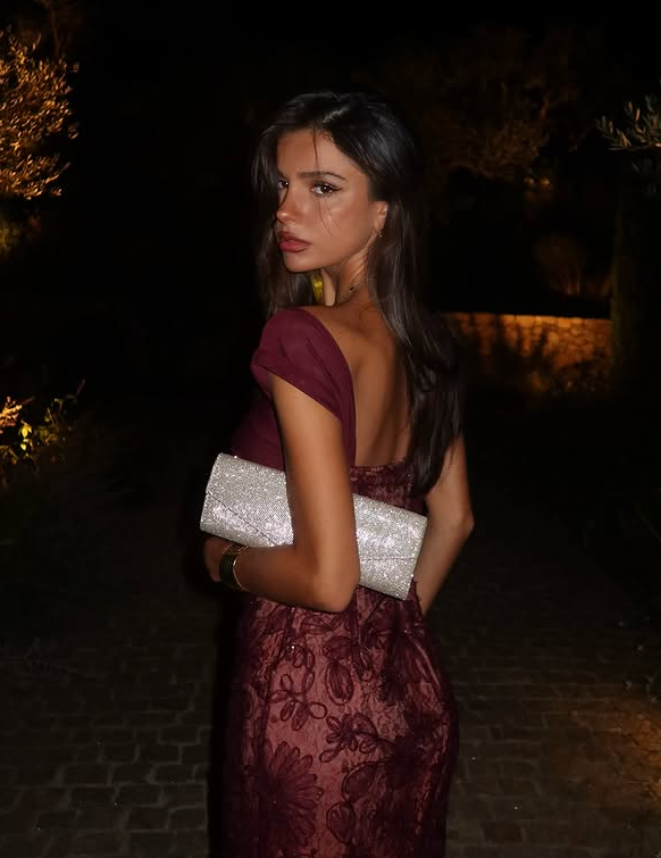 Pretty Straps Floral Lace Long Prom Dress Formal Dress Woman Elegant