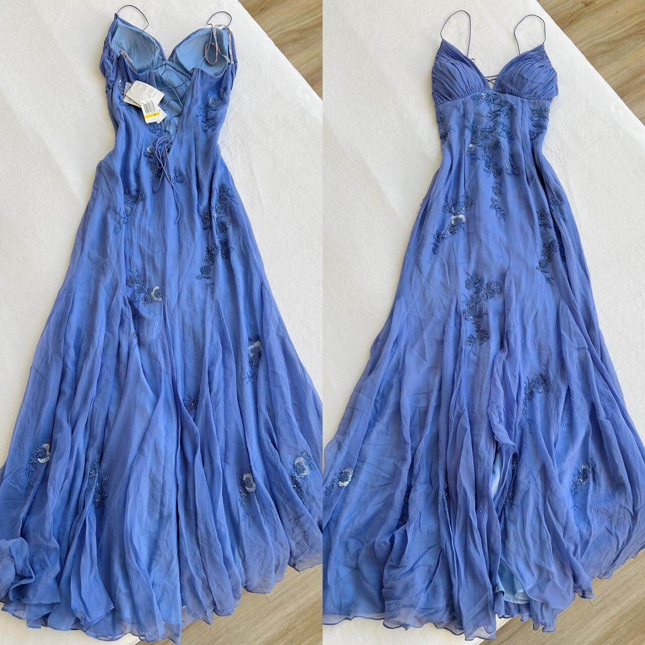 Blue Long Prom Dresses,Evening Gown,Party Dresses,Formal Dress